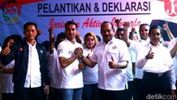 Jaringan Aktivis Jenggala (JALA) mendeklarasikan dukungan untuk Jokowi-Maruf Amin di Jakarta, Kamis (14/2/2019).
