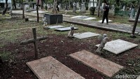 Ada pula nisan sejumlah tokoh terkenal baik dari kalangan Eropa maupun Indonesia. Area pemakaman kuno ini pun disebut menjadi tempat peristirahatan terakhir istri Thomas Stamford Raffless, yaitu Olivia Mariamne Raffless yang disebut meninggal di Batavia.