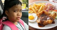Diberi Uang Untuk Beli Buku Mewarnai, Anak Ini Justru Beli Makanan Kesukaannya