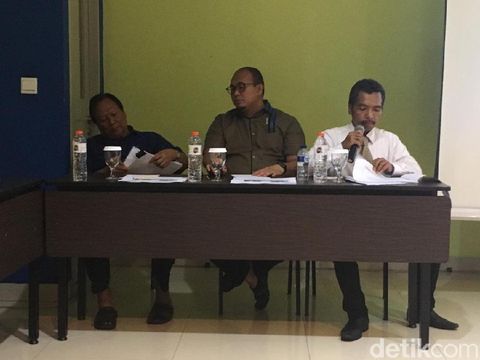 Rilis survei Indomatrik terkait elektabilitas capres/cawapres, Jumat (14/2).