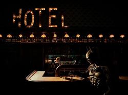 Melihat Aksi Batman Saat Nganggur