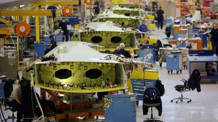 Pabrik Pesawat Airbus/Foto: Getty Images Pabrik Pesawat Airbus/Foto: Getty Images