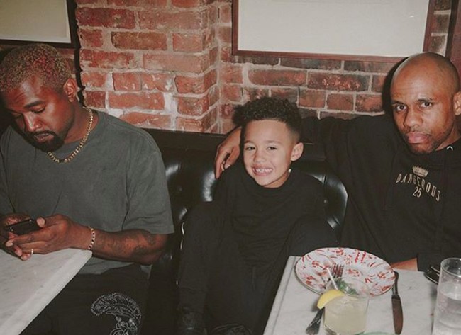 Keluarga Caiden dan West memang dekat. Kanye West sering bekerjasama dengan Consequnce. Beberapa lagu Kanye diciptakan oleh Consequence.Foto: Istimewa