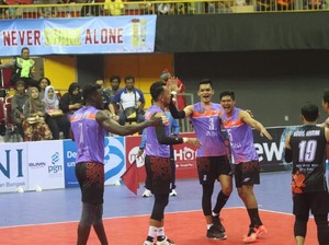 Menang Telak Atas Samator di Malang, Putra BNI 46 Lolos Grand Final