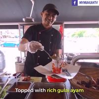 Unik! Nasi Kukus Ayam Tonggeng Disajikan dalam Kaleng