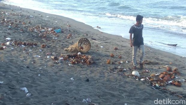 sampah yang bertebaran