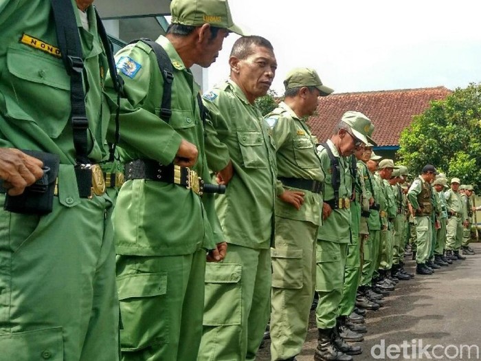 Linmas Ciamis Kawal Pemilu