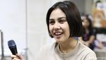 Ekspresi Lucu Vanesha Prescilla saat Cerita soal Dilan