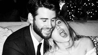 Miley Cyrus dan Liam Hemsworth menikah pada Desember 2018. Foto: Dok. Instagram/mileycyrus