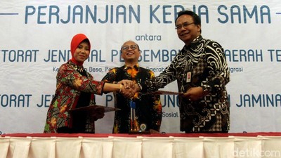 Kemensos Gaet Kemendes Tingkatkan Upaya Mitigasi Bencana