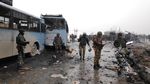 40 Polisi Tewas Akibat Bom di Kashmir