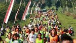 Foto: Serunya Menteri Rini di Chocolate Glenmore Run Banyuwangi