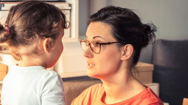 ilustrasi ibu dan anak