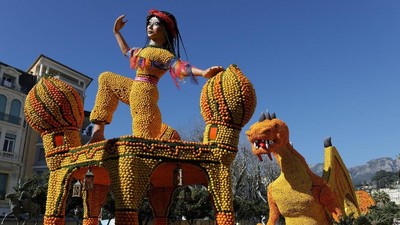 Melihat Festival Unik di Kota Produsen Lemon Utama di Prancis