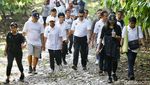 Foto: Serunya Menteri Rini di Chocolate Glenmore Run Banyuwangi