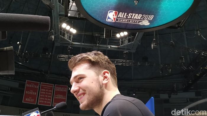 Pemain Dallas Mavericks, Luka Doncic. (Foto: Okdwitya Karinasari/Detikcom) Pemain Dallas Mavericks, Luka Doncic. (Foto: Okdwitya Karinasari/Detikcom)
