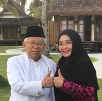 Istri Maruf Amin juga selalu memakai busana yang longgar seperti gamis atau tunik. Setelah sah dipersunting sebagai istri Maruf Amin, penampilannya juga semakin tertutup. Foto: Instagram