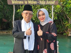 Momen Manis Kebersamaan Maruf Amin dengan Istri Tercinta
