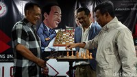 Acara itu juga melibatkan para tim sukses dari kedua kubu capres-cawapres di Pilpres 2019.