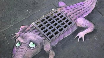 Agar bisa berlama-lama di luar rumah menjadi salah satu alasan bagi Zinn untuk berkarya di jalanan kota. (Foto: Instagram/davidzinn)