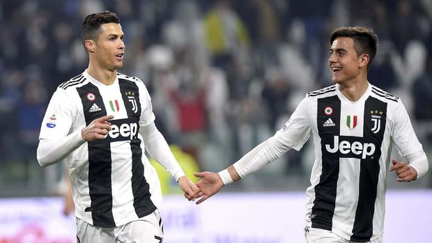 Cristiano Ronaldo sudah mencetak 19 gol di Serie A Liga Italia.