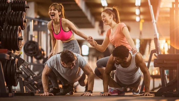 Push up sebanyak 40 kali tanpa terputus menandakan risiko penyakit jantung yang lebih rendah. Foto: iStock