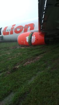 Hujan Deras, Pesawat Lion Air Tergelincir Di Pontianak