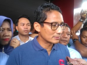 Cerita Sandiaga Saat Jenguk Ahmad Dhani di Rutan Medaeng