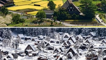 Shirakawa-go salah satu desa cantik di Jepang. (Foto: Boredpanda)