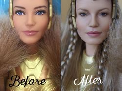 Ketika Seniman Modifikasi Wajah Barbie Jadi Kekinian