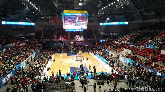 Suasana latihan NBA All Star 2019. (Foto: Okdwitya Karinasari/Detikcom) Suasana latihan NBA All Star 2019. (Foto: Okdwitya Karinasari/Detikcom)