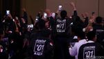 Kedua Pendukung Paslon Penuhi Arena Debat Kedua