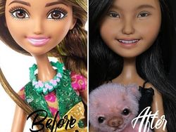 Ketika Seniman Modifikasi Wajah Barbie Jadi Kekinian
