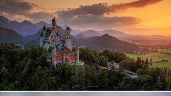 Penampakan Kastil Neuschwanstein, Jerman bak film dongeng. (Foto: Boredpanda)