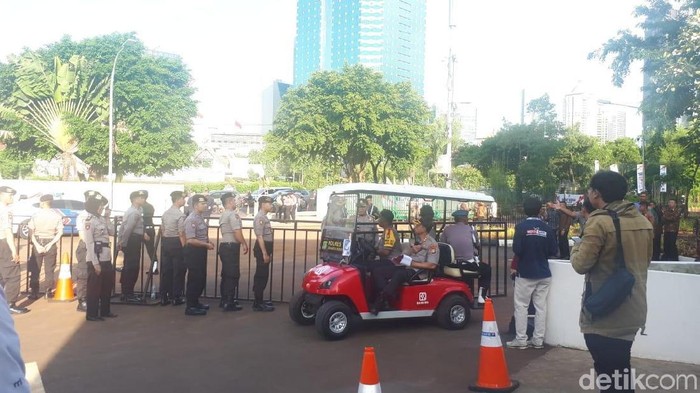 Pintu VVIP di Lokasi Debat Capres Mulai Disterilisasi
