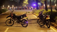Sumber suara ledakan berada di dekat tiang lampu penerangan.