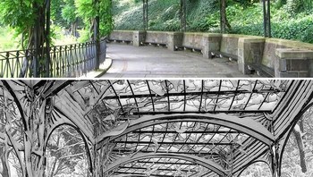 Conservatory Garden adalah satu-satunya kebun formal di Central Park, New York City. (Foto: Boredpanda)