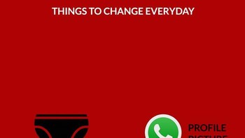 Tiap hari ganti profile picture WhatsApp tapi lupa ganti celana dalam? Duh, jangan sampai kamu kaya gini ya! Foto: Ajit Johnson via Bored Panda