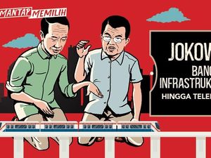 Jokowi-JK Bangun Infrastruktur Jalan hingga Telekomunikasi