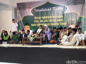 Maruf Amin Singgung Negara Punah di Istigasah: Emangnya Dinosaurus!