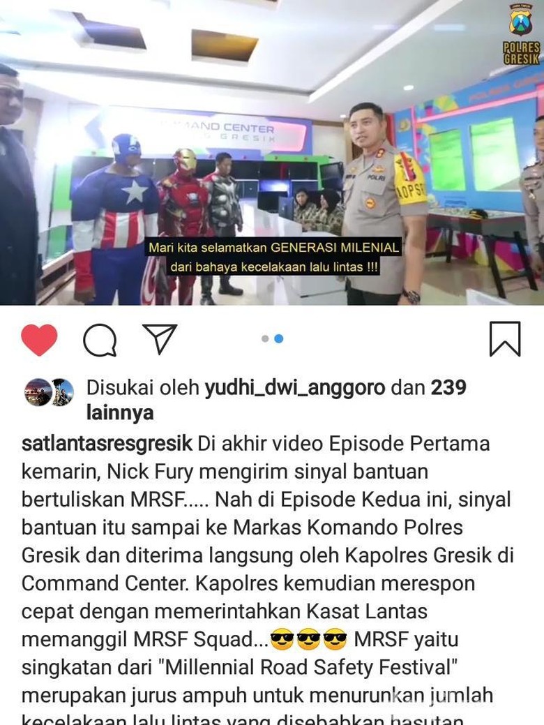 Unik, Tokoh Avengers Ikut Kampanye Millenial Road Safety Riding Unik, Tokoh Avengers Ikut Kampanye Millenial Road Safety Riding