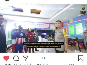 Unik, Tokoh Avengers Ikut Kampanye Millenial Road Safety Riding