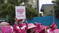 Para Superwoman ini adalah para pejuang dan penyintas kanker. (Foto: Ayunda Septiani/detikHealth)