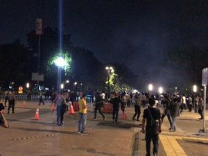 Polisi Olah TKP Ledakan di Dekat Lokasi Nobar Pendukung Capres
