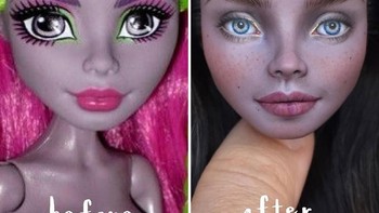 Olga membeli boneka-boneka yang diproduksi dengan jumlah banyak salah satunya seperti Barbie. Foto: Instagram/Olga Kamenetskaha