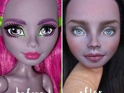 Ketika Seniman Modifikasi Wajah Barbie Jadi Kekinian