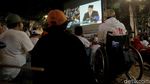 Meski Ada Ledakan, Nobar Debat di Parkit Tetap Berjalan Lancar