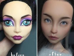 Ketika Seniman Modifikasi Wajah Barbie Jadi Kekinian