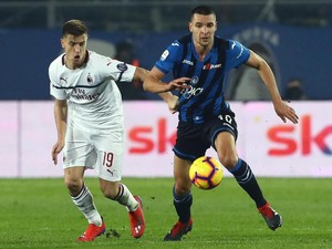 Hasil Liga Italia: Piatek Dua Gol, Milan Bungkam Atalanta 3-1
