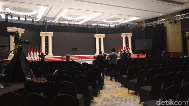 Melihat Persiapan di Arena Debat Kedua Pilpres 2019